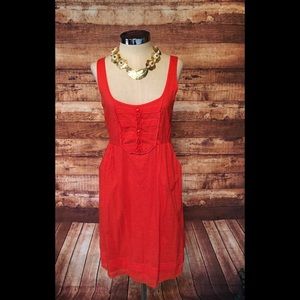 Orange Maeve Anthropologie Dress